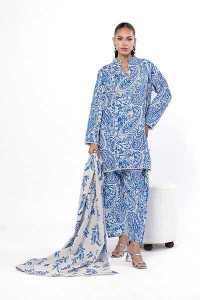 Printed |Khaddar | Fabrics 3 Piece | AED 120.00