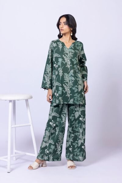 Printed | Textured Cotton | Pants | AED 60.00