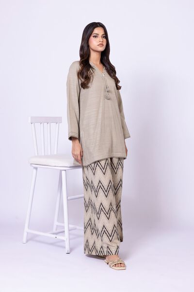 Printed | Textured Cotton | Pants | AED 60.00