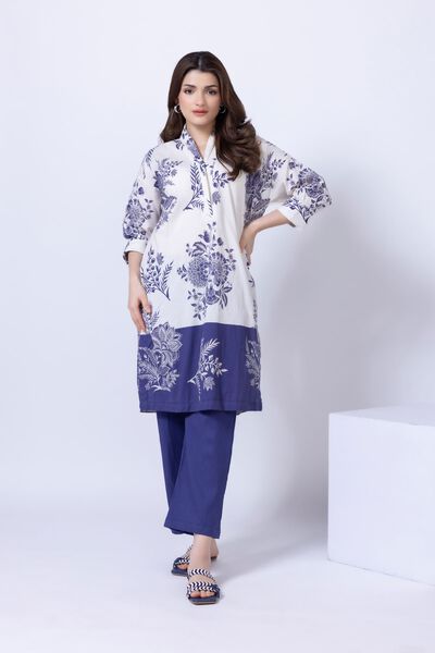 Printed | Ripple Crinkle | Kurta | AED 30.00