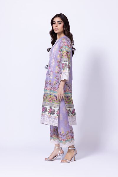 Embroidered | Cotton Polyester Broshia Jacquard | Pants | AED 36.00