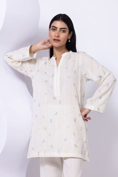 Embroidered | Leno | Kurta | AED 120.00