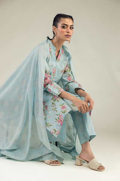 Printed | Lawn | Floral Lawn Dupatta | AED 130.00