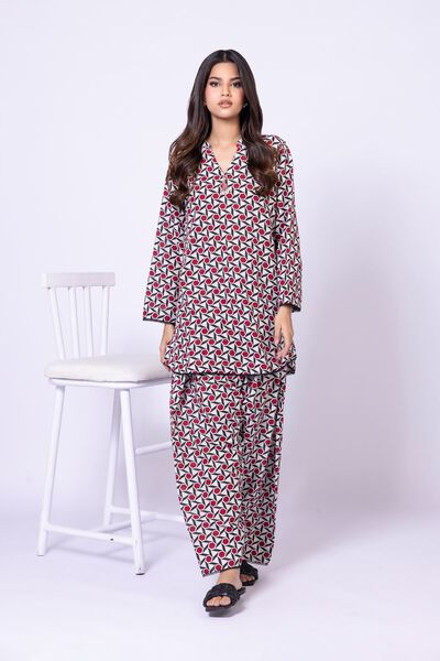 Printed | Textured Cotton | Pants | AED 60.00