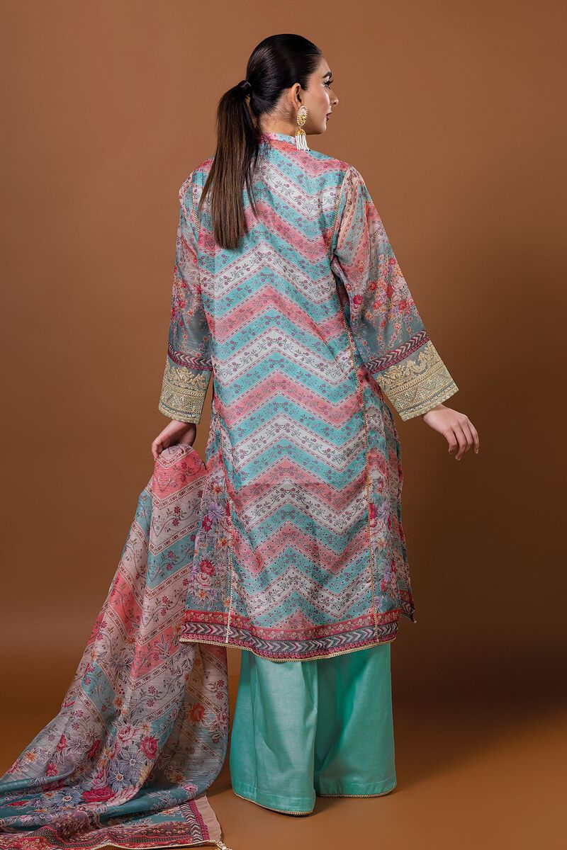 Embroidered | Polyester Organza | Fabrics 3 Piece | null