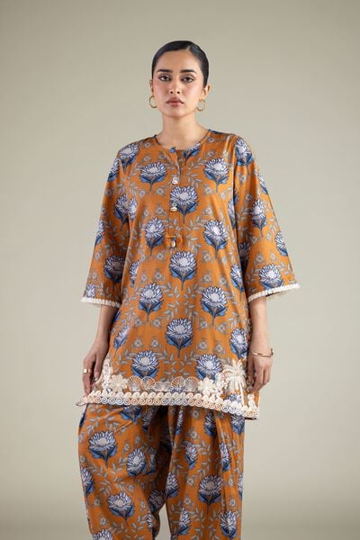 Embroidered | Cambric | Floral Cambric Kurta | AED 75.00