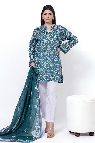 Printed | Lawn | Fabrics 2 Piece | Top and Dupatta | AED 36.00