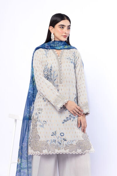 Embroidered | Jacquard | Tailored 3 Piece | AED 210.00