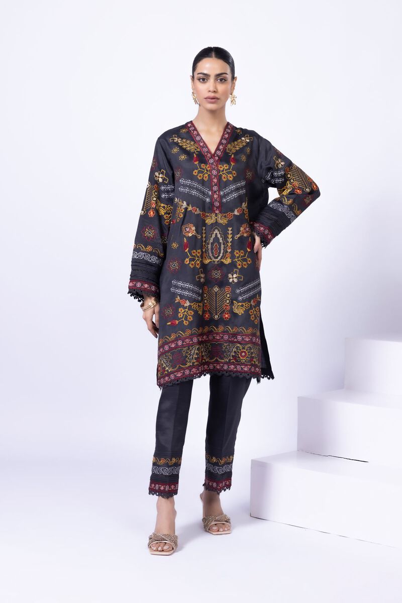 Embroidered | Thai Silk | Kurta | null