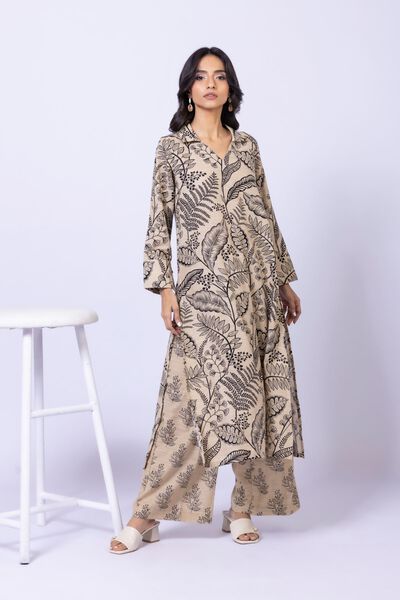 Printed | Textured Cotton | Pants | AED 60.00