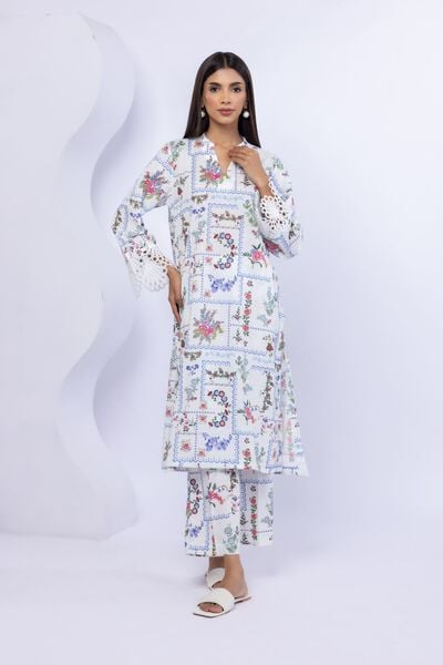 Embroidered | Crosshatch Poplin | Kurta | AED 120.00