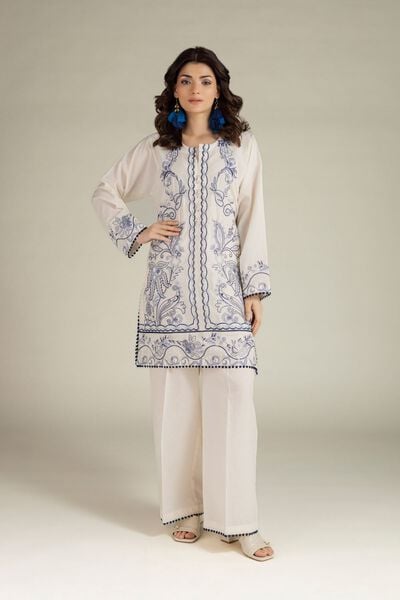 Embroidered | Cambric | Fabrics 2 Piece | Top and Bottom | AED 180.00