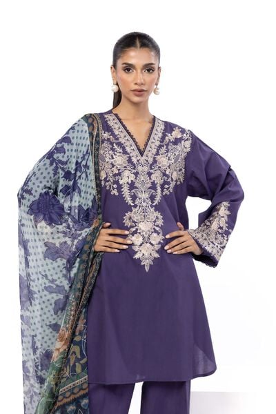 Embroidered | Cambric | Fabrics 3 Piece | AED 108.00