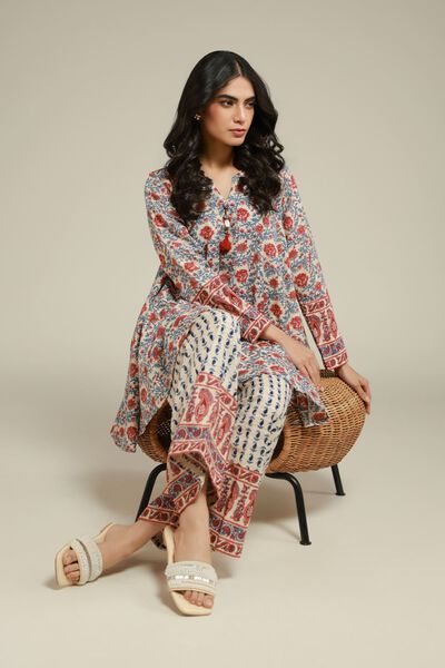 Printed | Textured Cotton | Kurta | AED 120.00