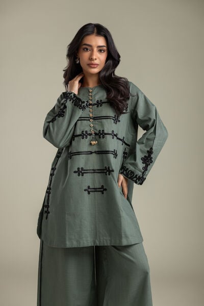 Embroidered | Heavy Textured Cotton | Kurta | AED 250.00