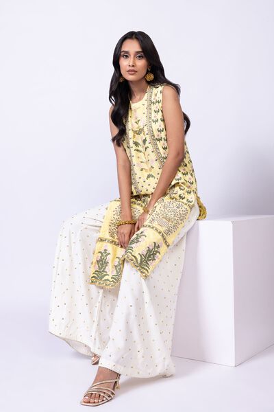 Embroidered | Viscose Oak Silk | Kurta | AED 400.00