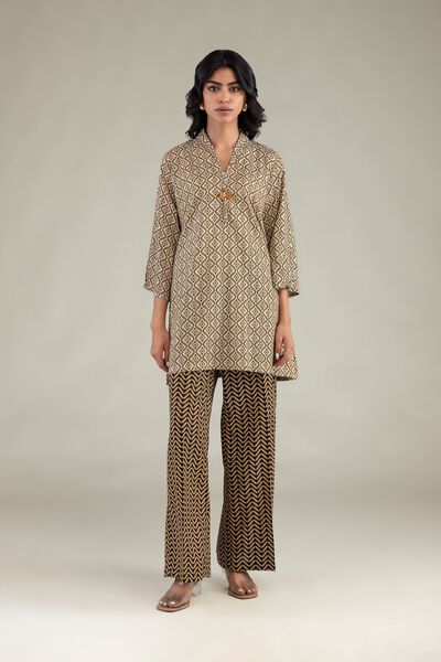 Printed | Cambric | Pants | AED 130.00