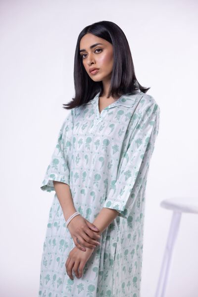 Printed | Cambric | Kurta | AED 24.00