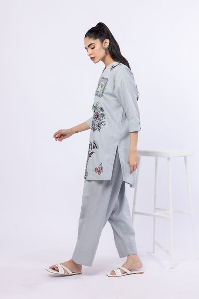 Dyed | Crosshatch Poplin | Pants | AED 18.00