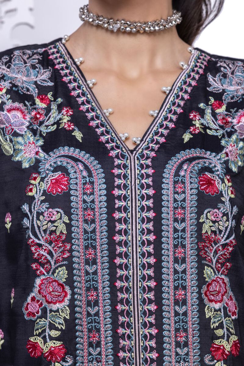 Embroidered | Raw Silk | Kurta | null