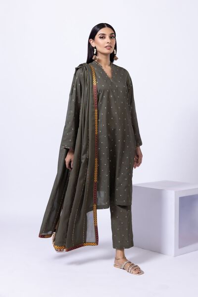 Embroidered | Cambric | Pants | AED 68.00