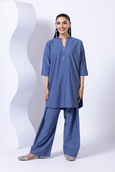 Dyed | Chambray | Kurta | AED 50.00