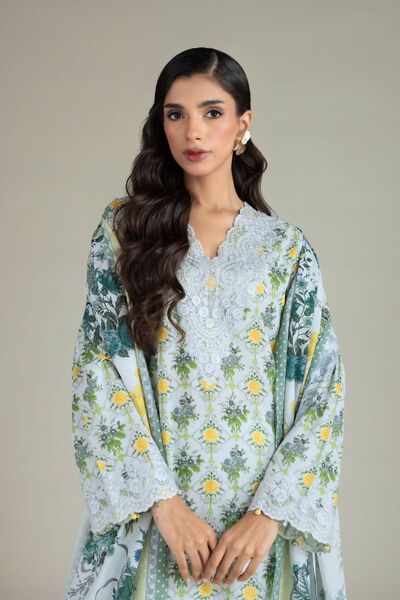 Embroidered | Cambric | Tailored 3 Piece | AED 280.00