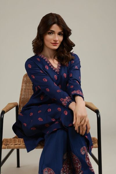 Embroidered | Cotton Crinkle | Kurta | AED 160.00