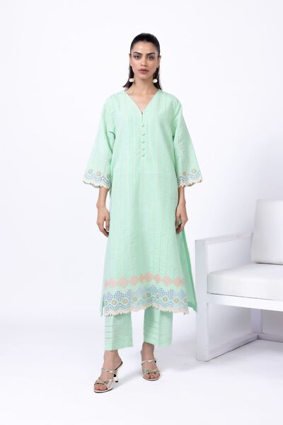 Embroidered | Cotton Reflex | Pants | AED 30.00