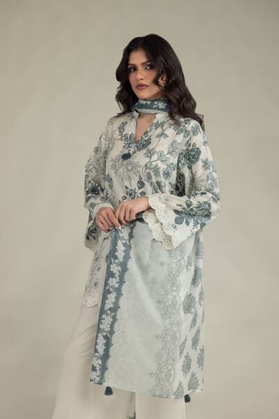 Embroidered | Lawn | Floral Lawn Dupatta | AED 80.00