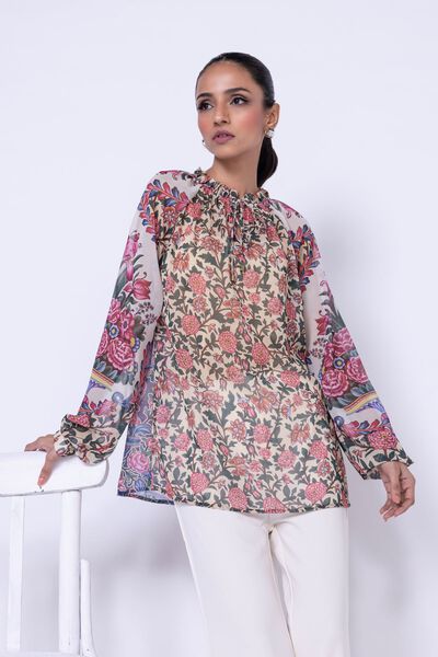 Printed | Georgette Chiffon | Blouse | AED 36.00