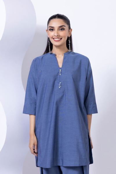 Dyed | Chambray | Kurta | AED 50.00