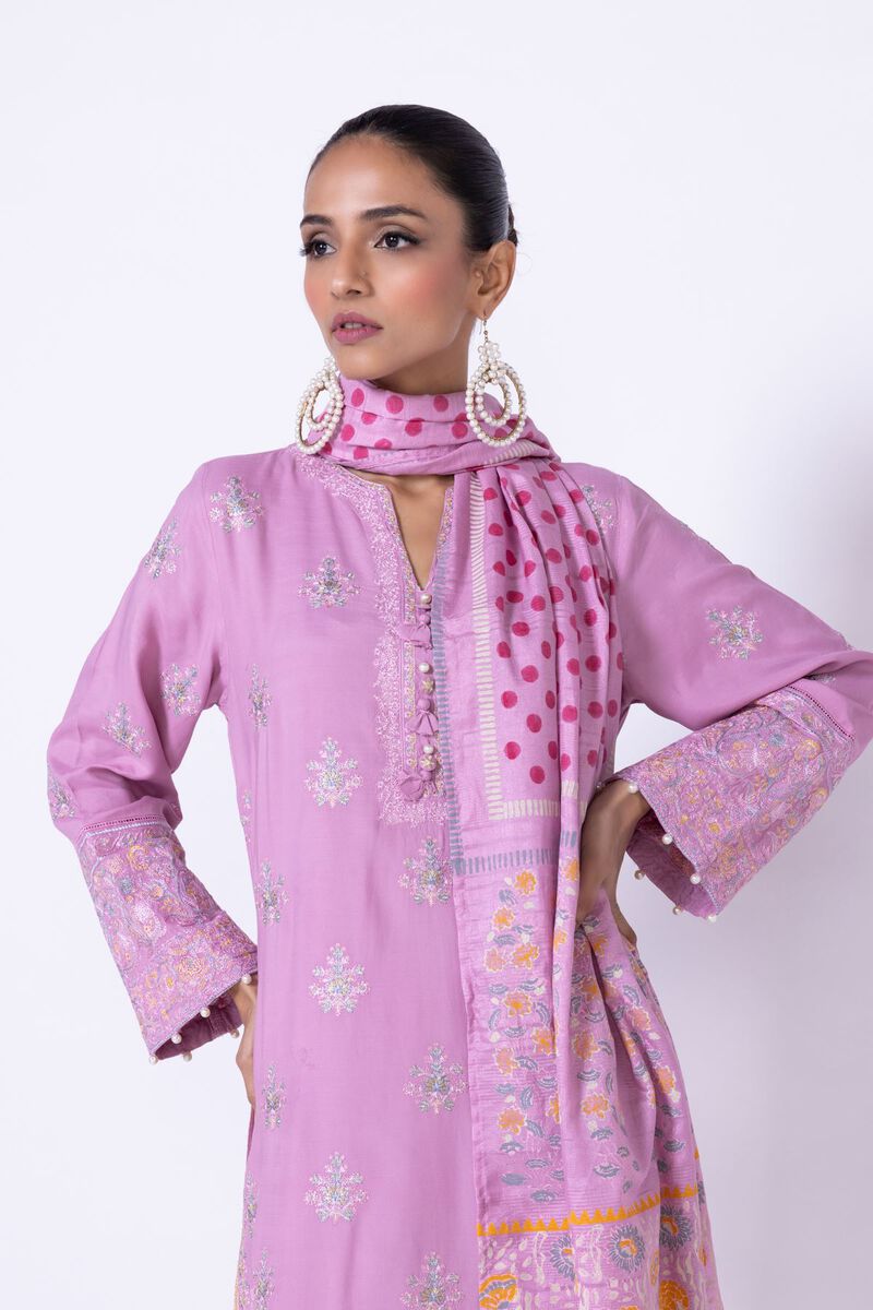 Embroidered | Tusser Silk | Dupatta | AED 42.00