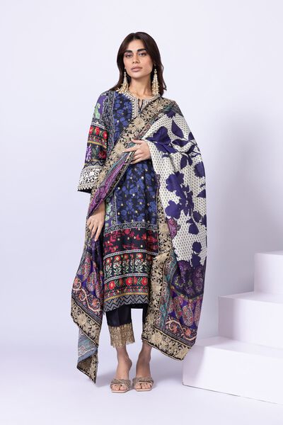 Embroidered | Russian Raw Silk | Pants | AED 36.00