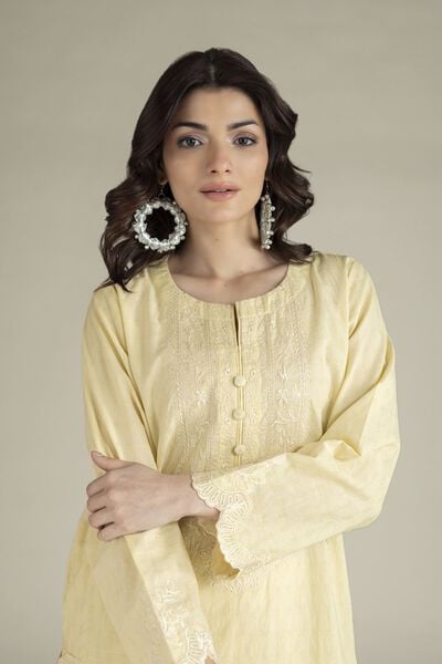 Embroidered | Cotton Dobby | Fabrics 2 Piece | AED 150.00