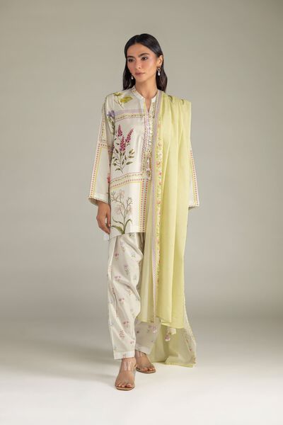 Printed | Cambric | Printed Cambric Shalwar | AED 130.00