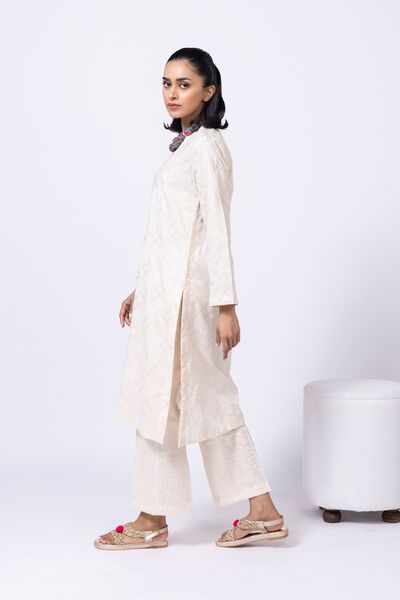 Embroidered | Cotton Dobby | Pants | AED 80.00