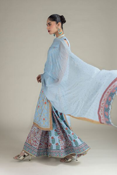 Embroidered | Raw Silk | Dupatta | AED 39.60