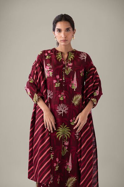 Printed | Textured Cotton | Dupatta | AED 60.00