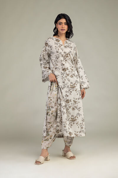 Embroidered | Cambric | Floral Cambric Shalwar | AED 80.00