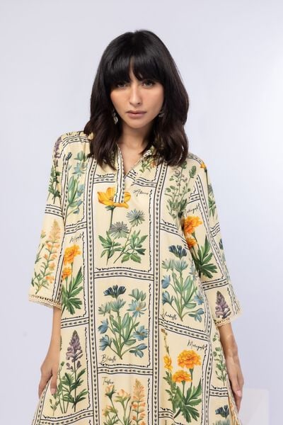 Printed | Viscose Crepe | Kurta | AED 100.00