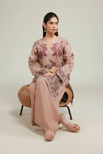 Printed | Jacquard | Tailored 2-Piece Set | AED 200.00