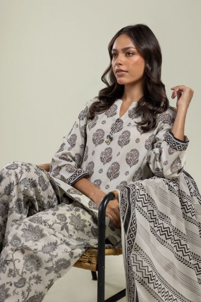 Printed | Cambric | Short Cambric Kurta | AED 100.00