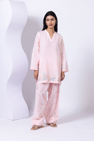 Embroidered | Leno | Kurta | AED 120.00