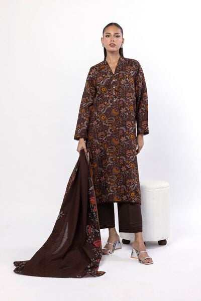 Printed |Khaddar | Fabrics 3 Piece | AED 120.00