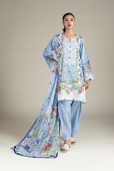 Embroidered | Cambric | Fabrics 3 Piece | AED 180.00