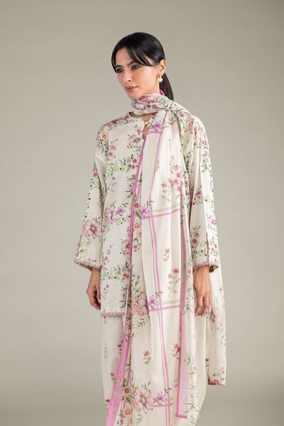 Printed | Lawn | Floral Lawn Dupatta | AED 130.00