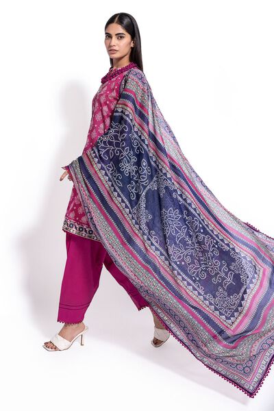 Lawn | Embroidered | Fabrics 3 Piece | AED 120.00