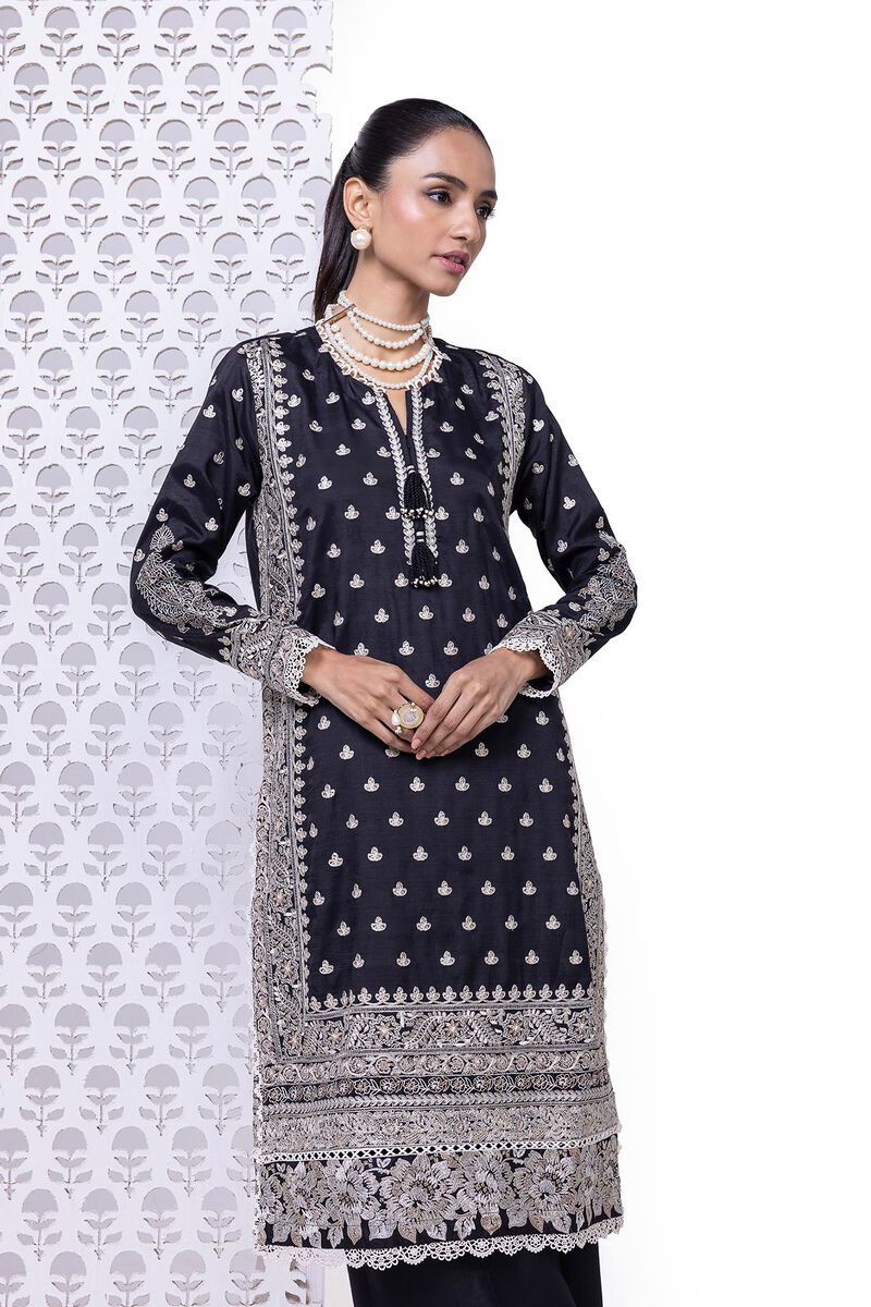 Embroidered | Raw Silk | Kurta | null