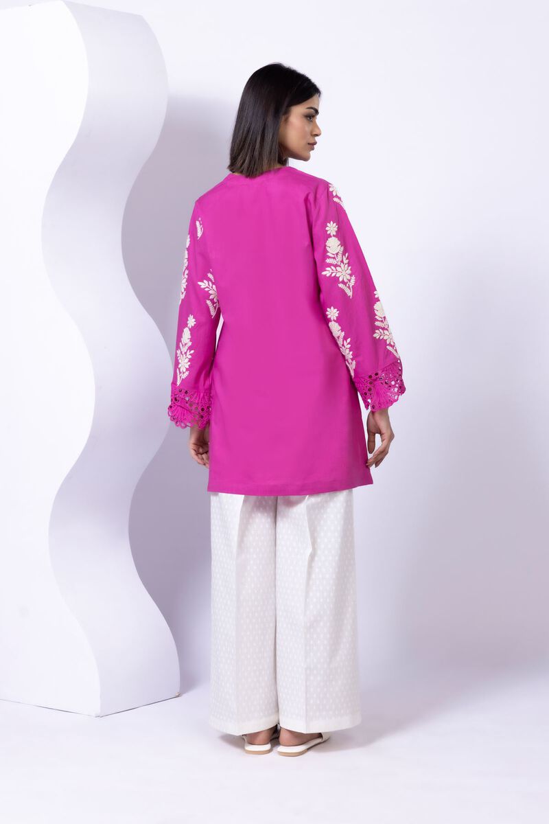 Embroidered | Crosshatch Poplin | Kurta | null